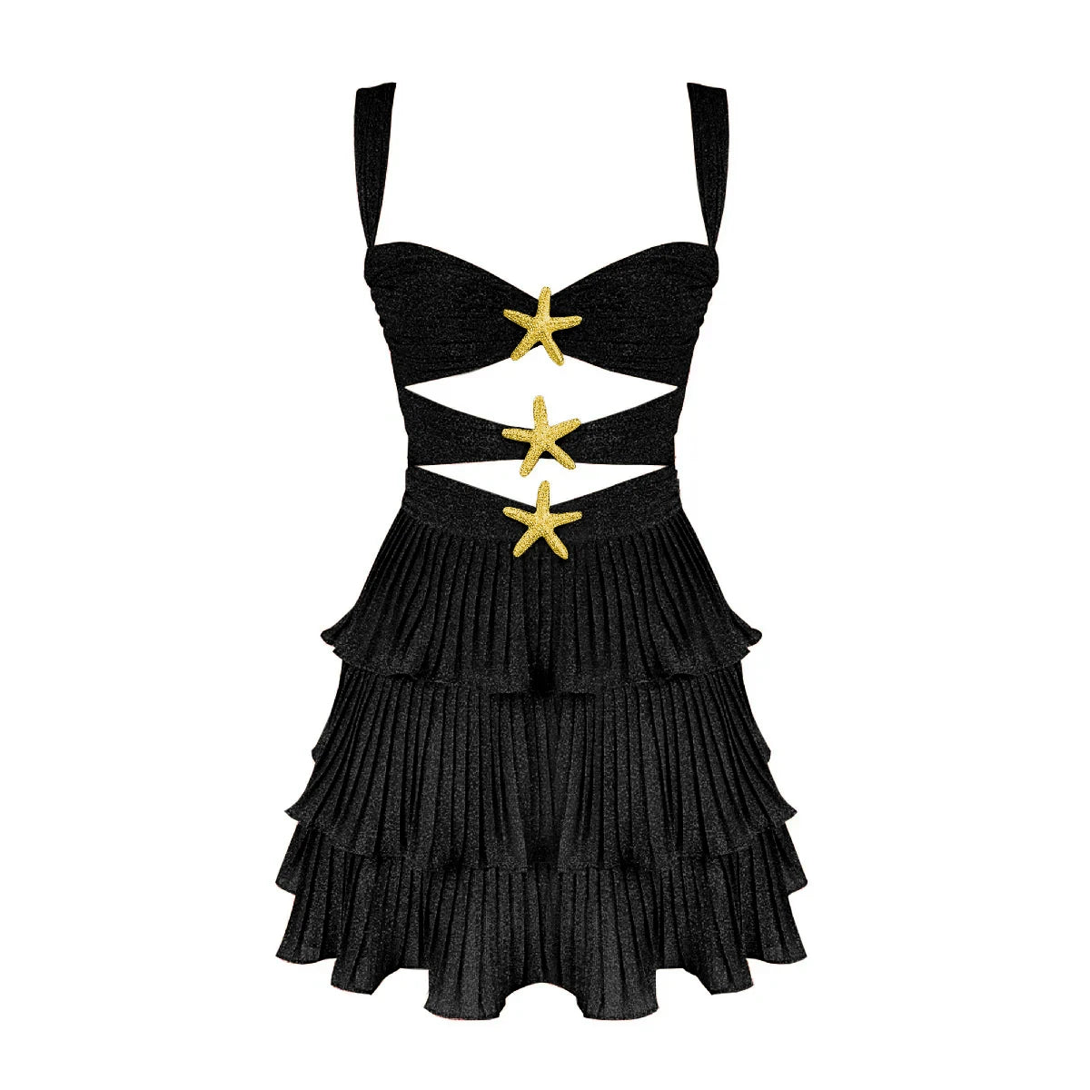 Starlize Swimsuit Coverup Black