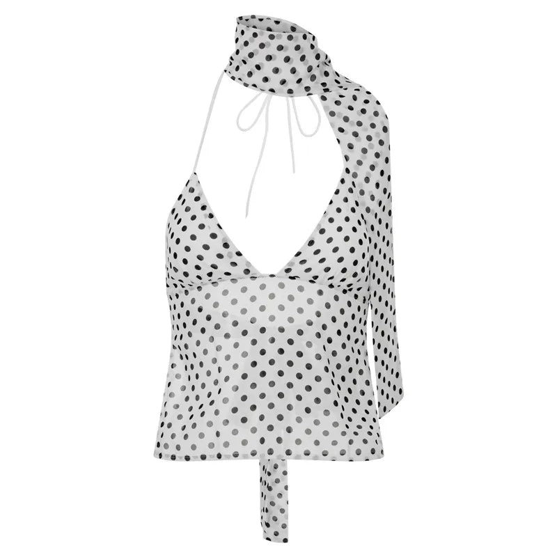 Emmy Polka Backless Cami