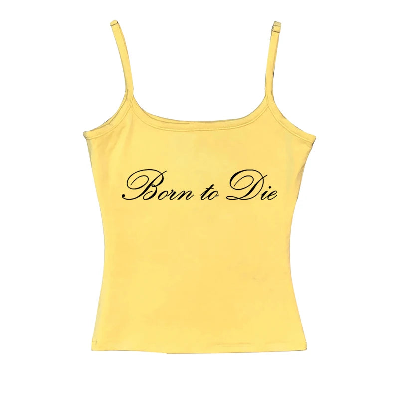 Born To Die Cami In Yellow