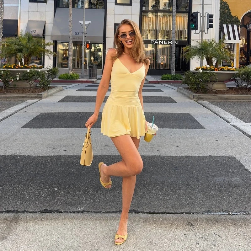 Lala Strappy Mini Dress