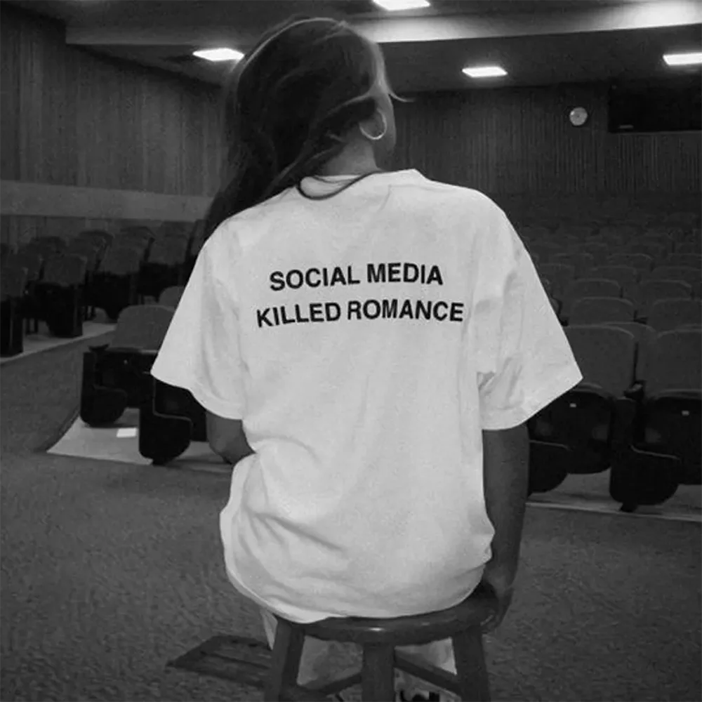 Social Media Killed Romance T Shirt