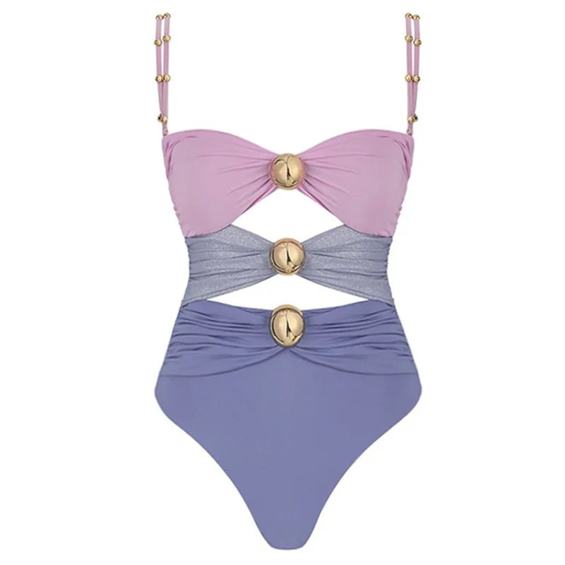 Solana Swimsuit & Coverup Lilac