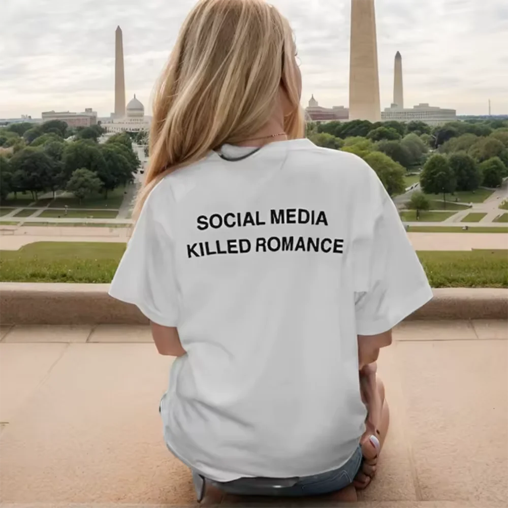 Social Media Killed Romance T Shirt