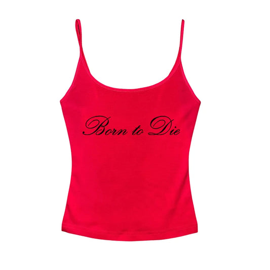 Born To Die Cami In Red