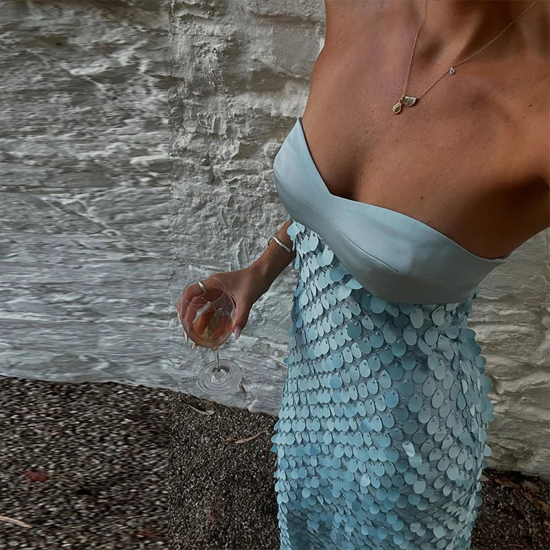 Marina Shell Maxi Dress